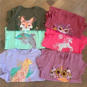 Children’s Place Colorful Graphic T-Shirts Set. Never worn but tags taken off